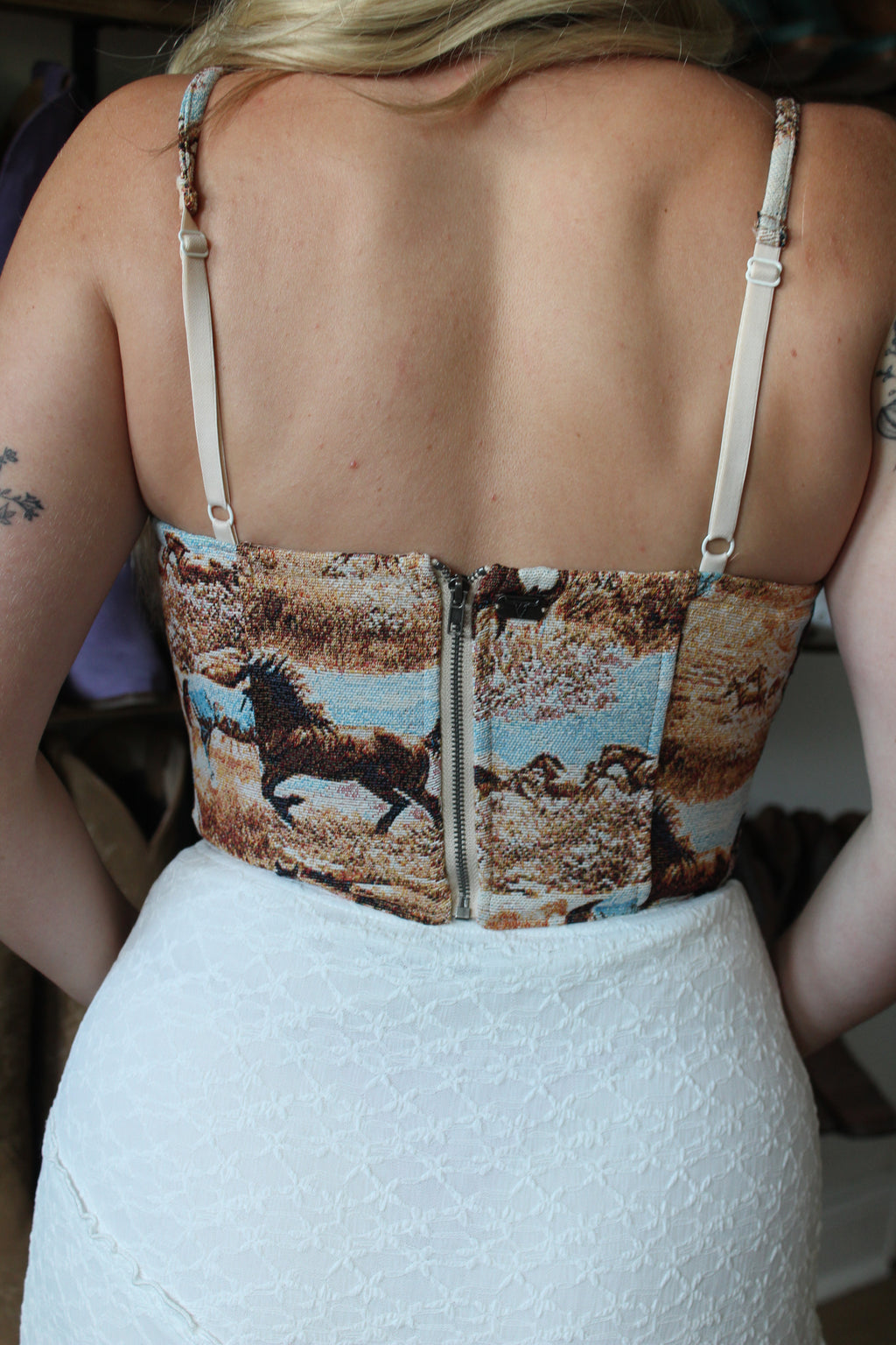 The Kyleigh Horse Jacquard Top