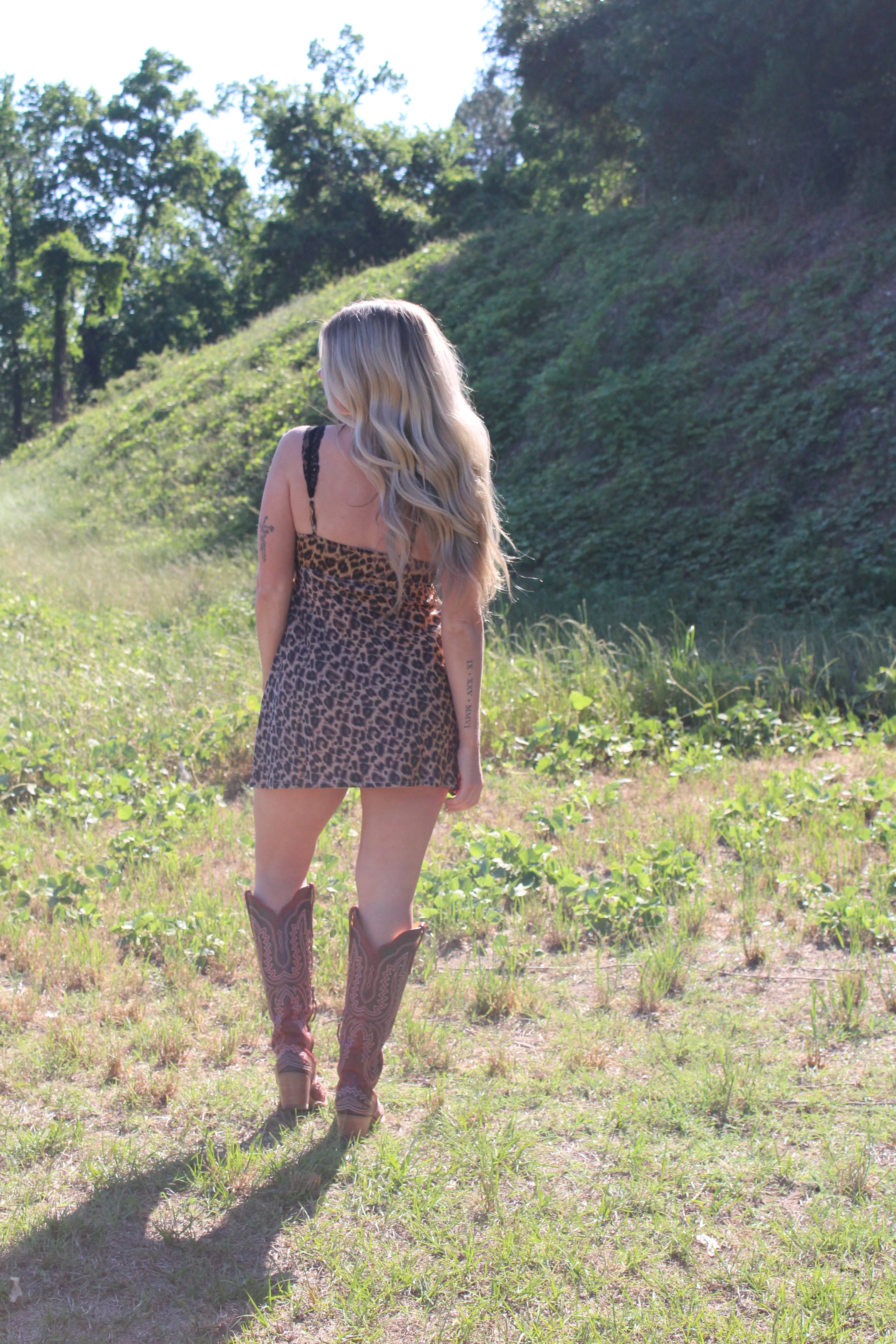 The Caitlyn Leopard Mini Dress