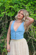 The Poppy Denim Top