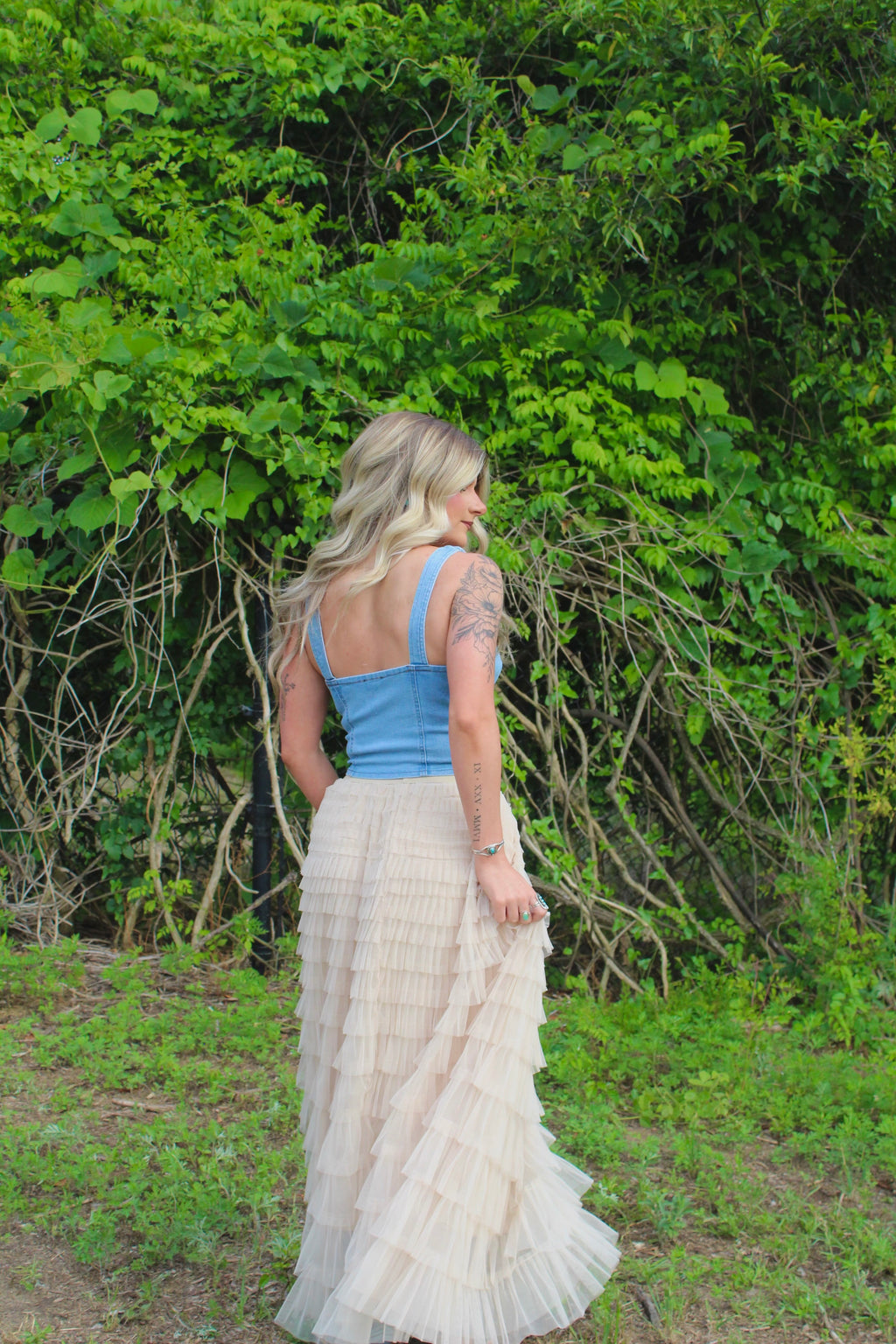 The Poppy Denim Top