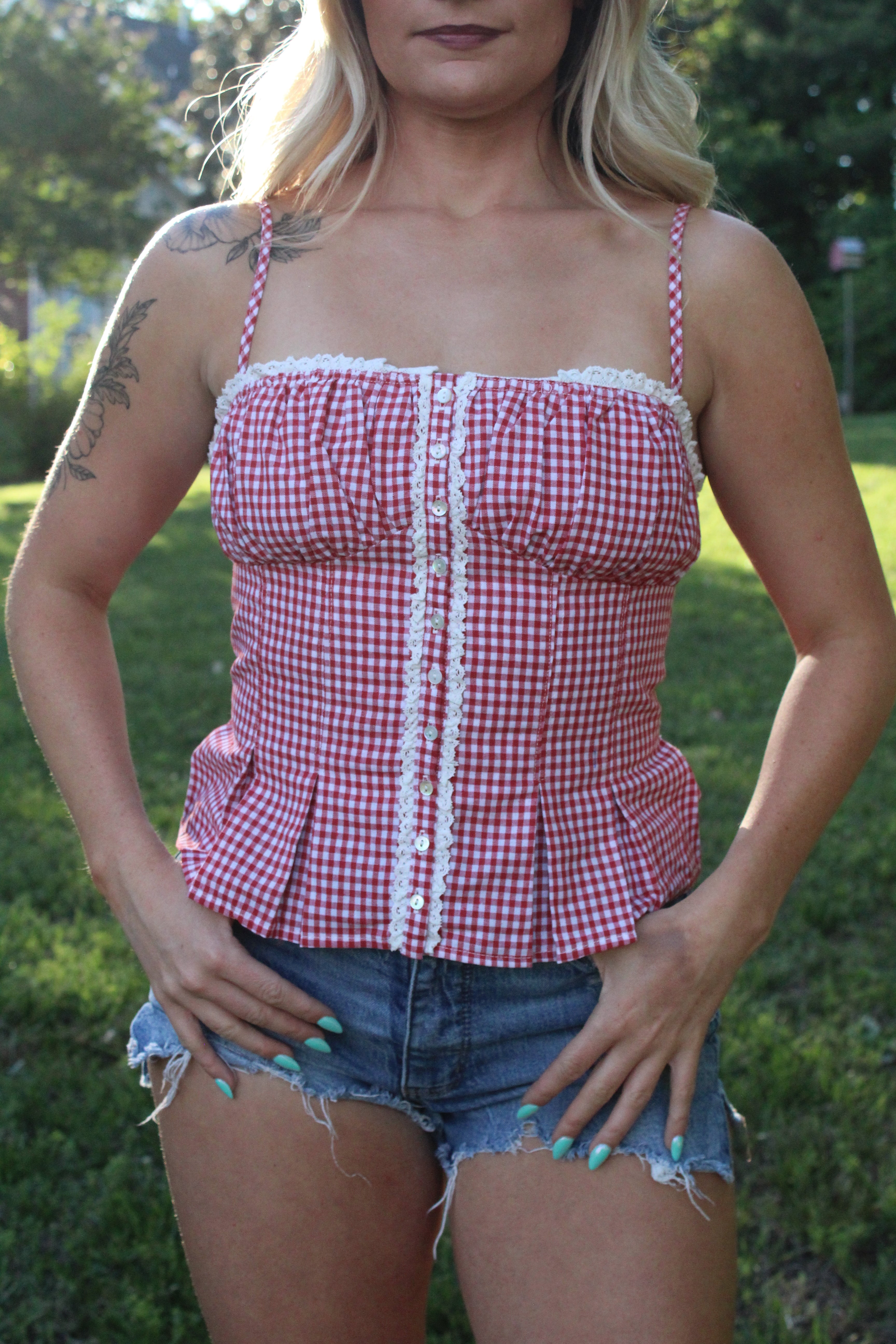 The Sav Gingham Top