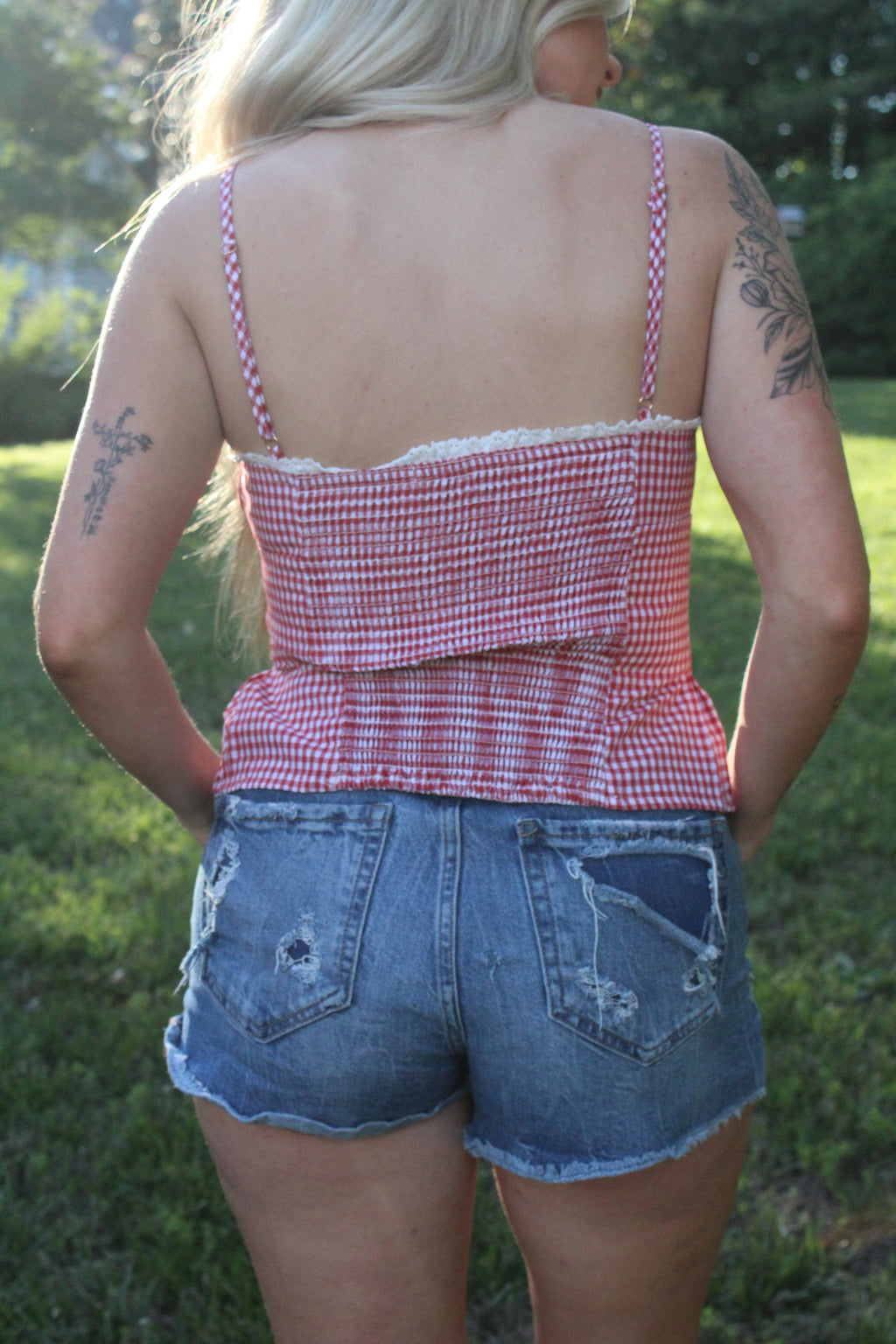 The Sav Gingham Top