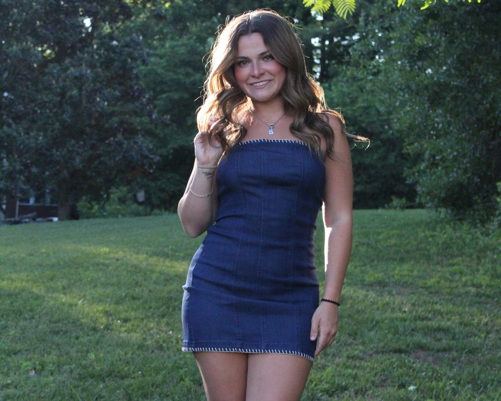 The Lakelynn Denim Dress