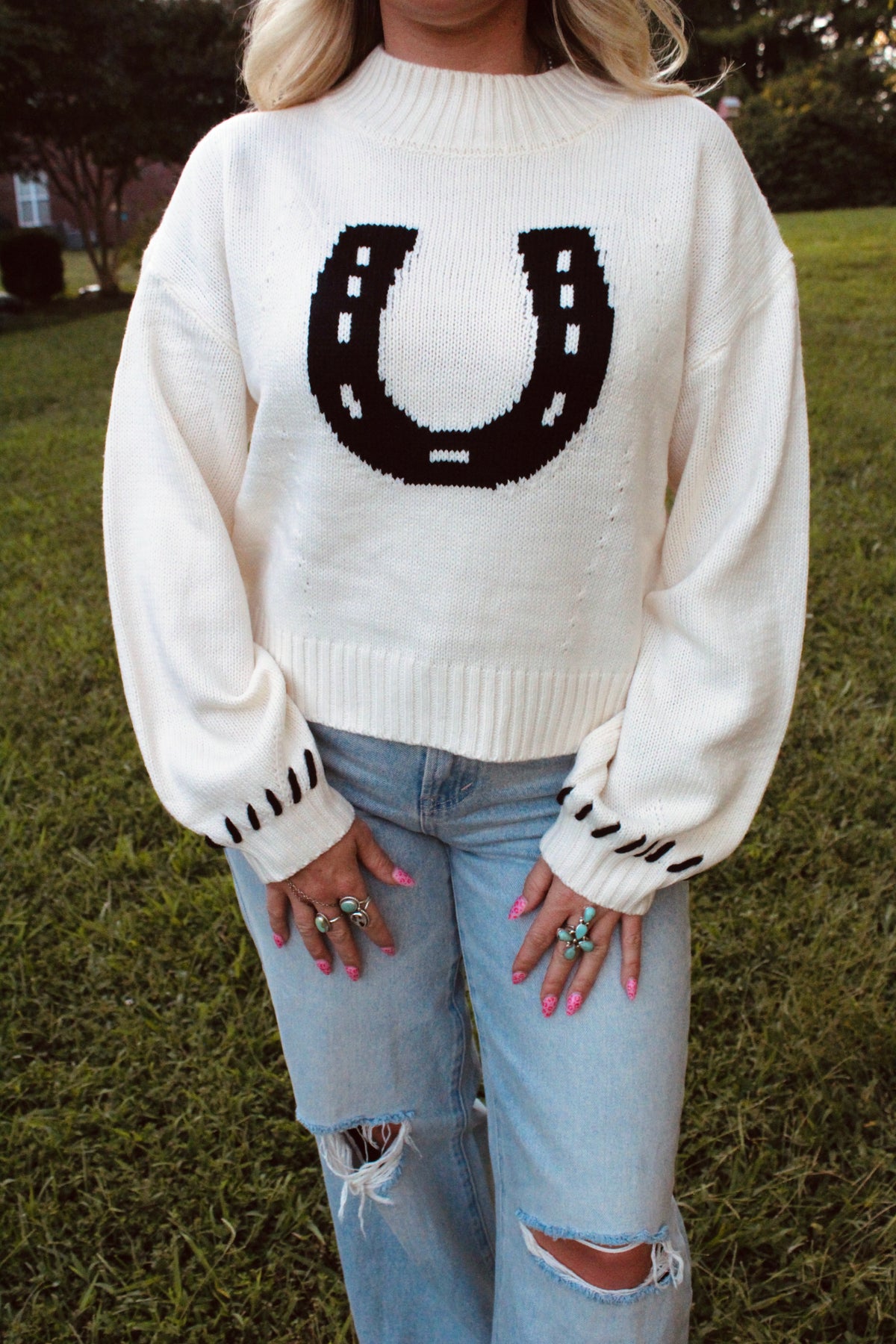 The Lucky Horseshoe Sweater